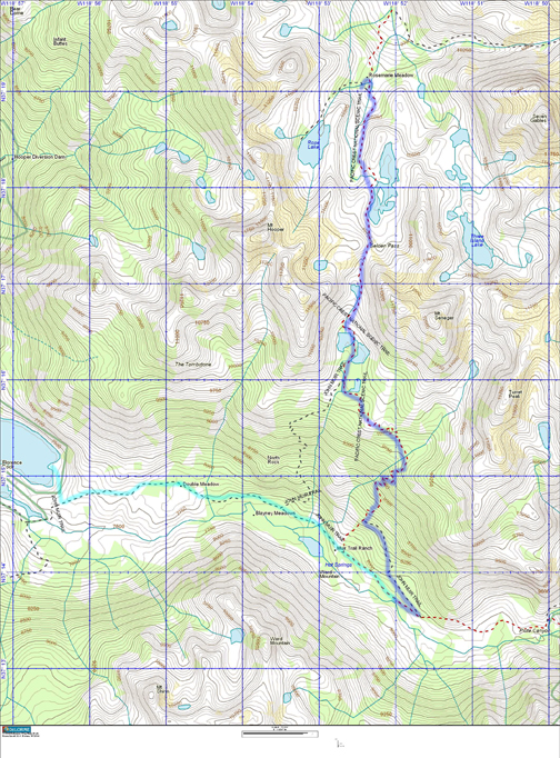 Third and fourth day's hiking